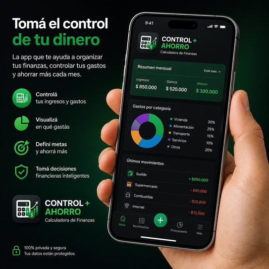 Calculadora de finanzas + ebook Sin Deudas